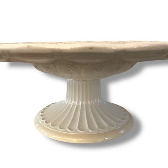 Vintage Lenox Butler's Pantry 13" Pedestal Cake Stand Elegant Holiday Hosting - Picture 9 of 12